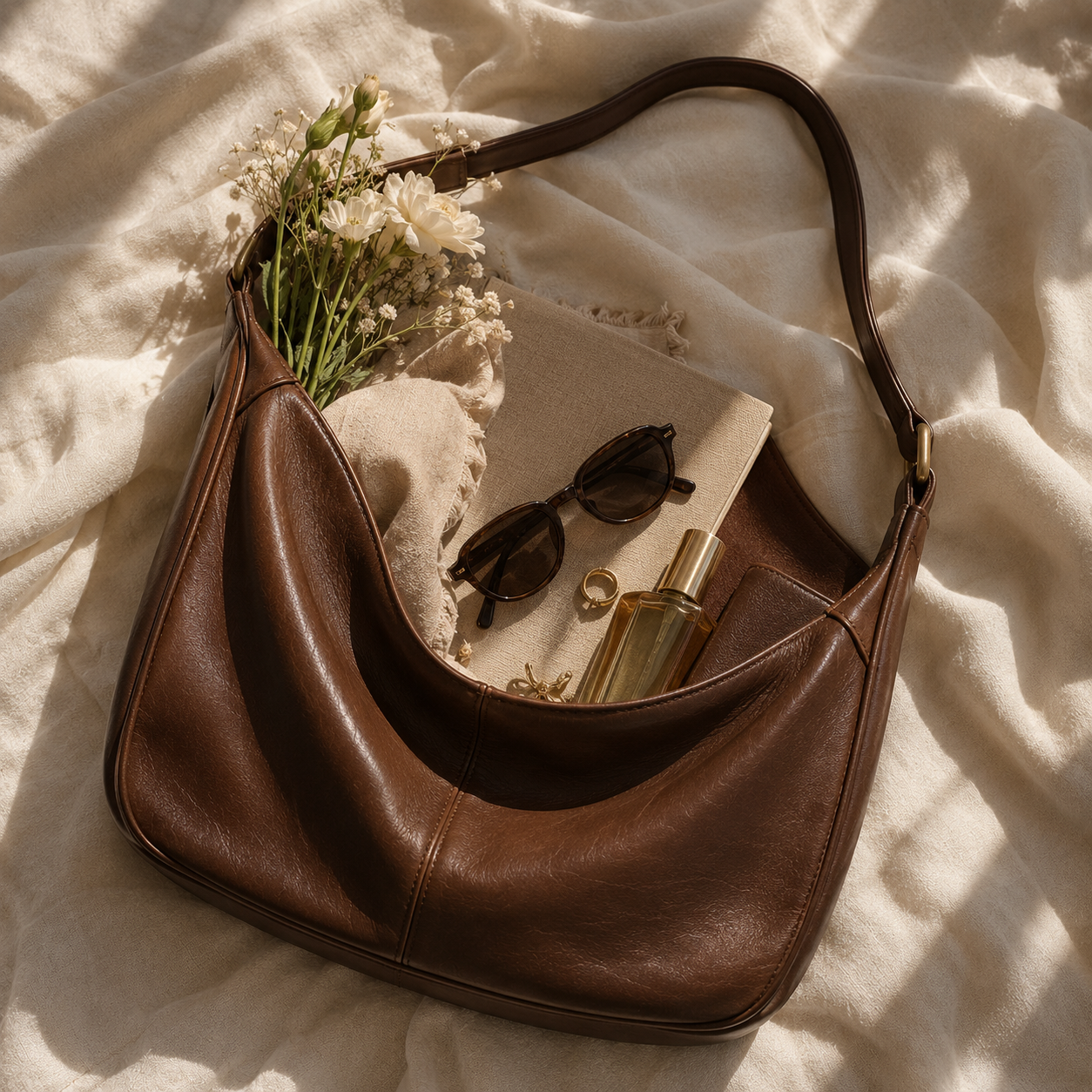 Crossbody Bag for Women Vintage Large Capacity Shoulder Tote for Work Travel Everyday