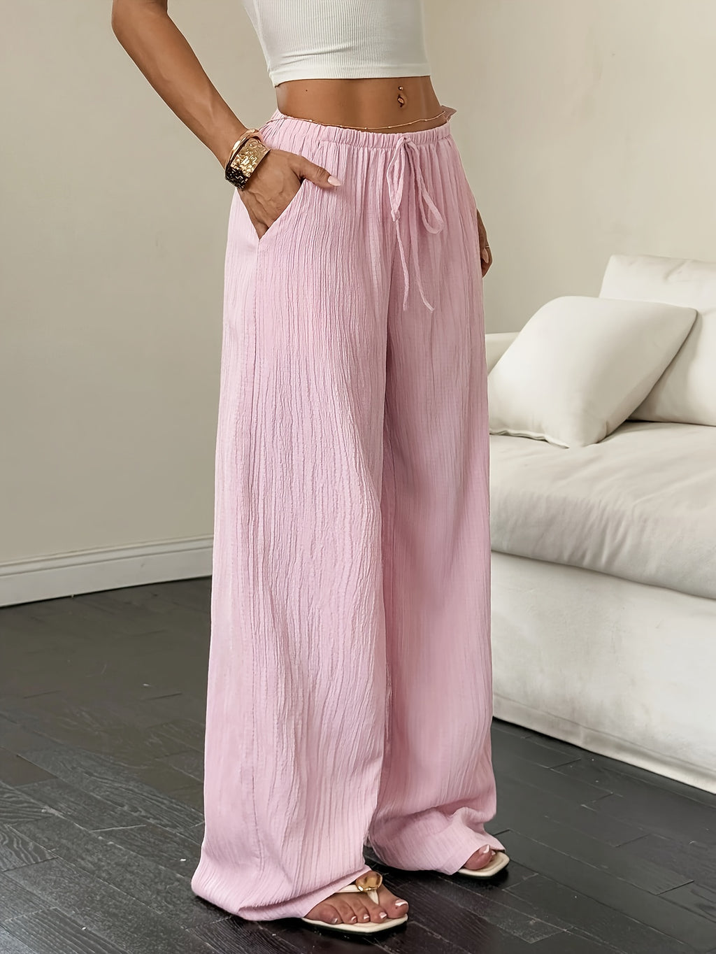 Tie-Waist Trouser Set by Maisonvirelle