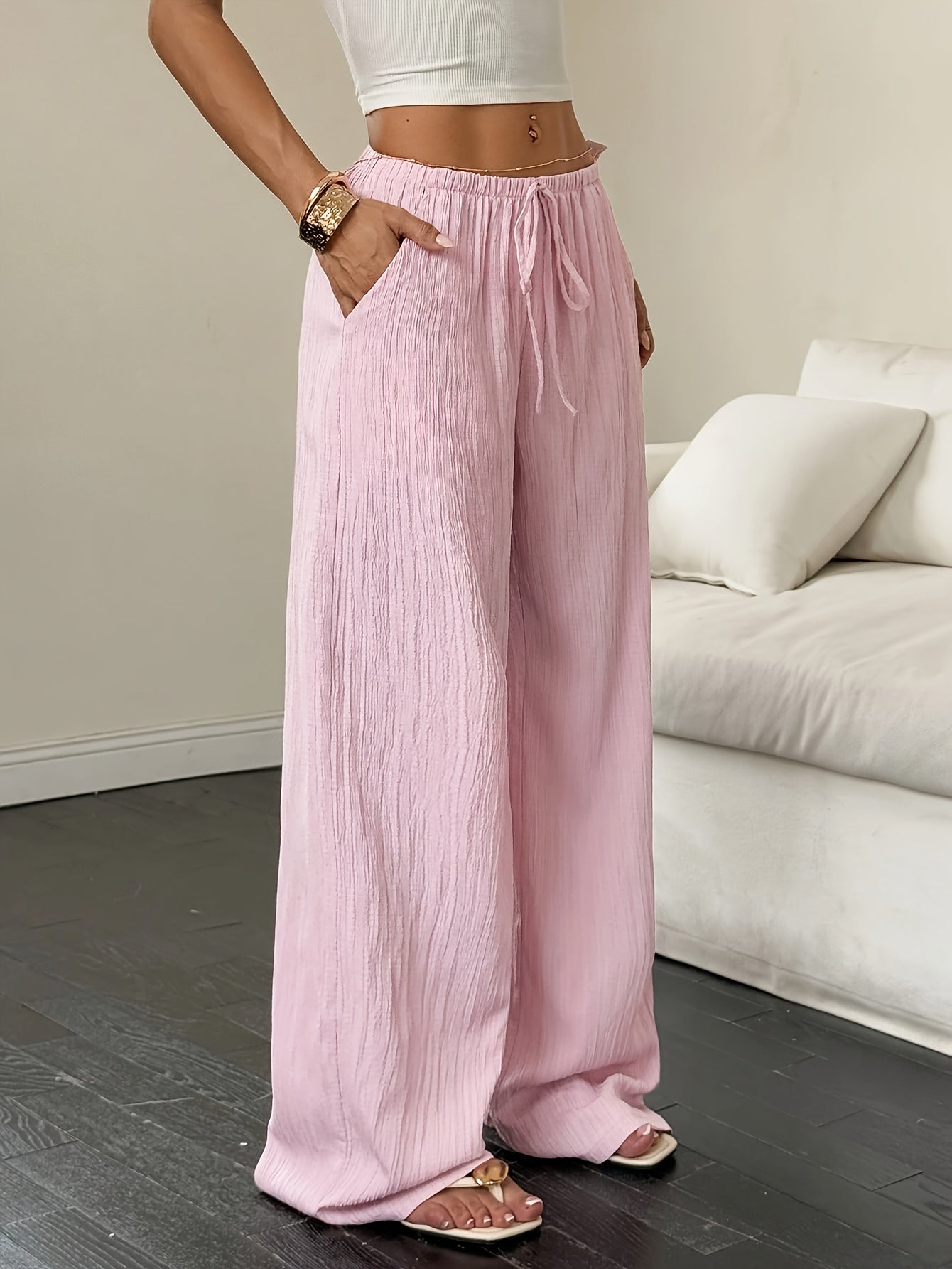 Tie-Waist Trouser Set by Maisonvirelle