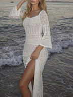 Square Neck Cover-Up Dress by Maisonvirelle
