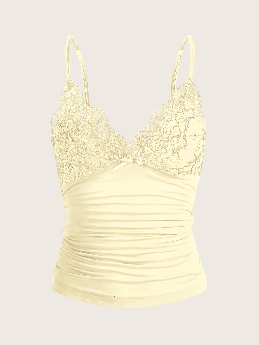 Pleated Strapless Lace Top by Maisonvirelle