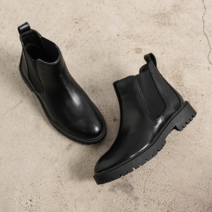 Chelsea Boots for Women Low Heel Stretch Ankle Boots for Autumn Winter Everyday