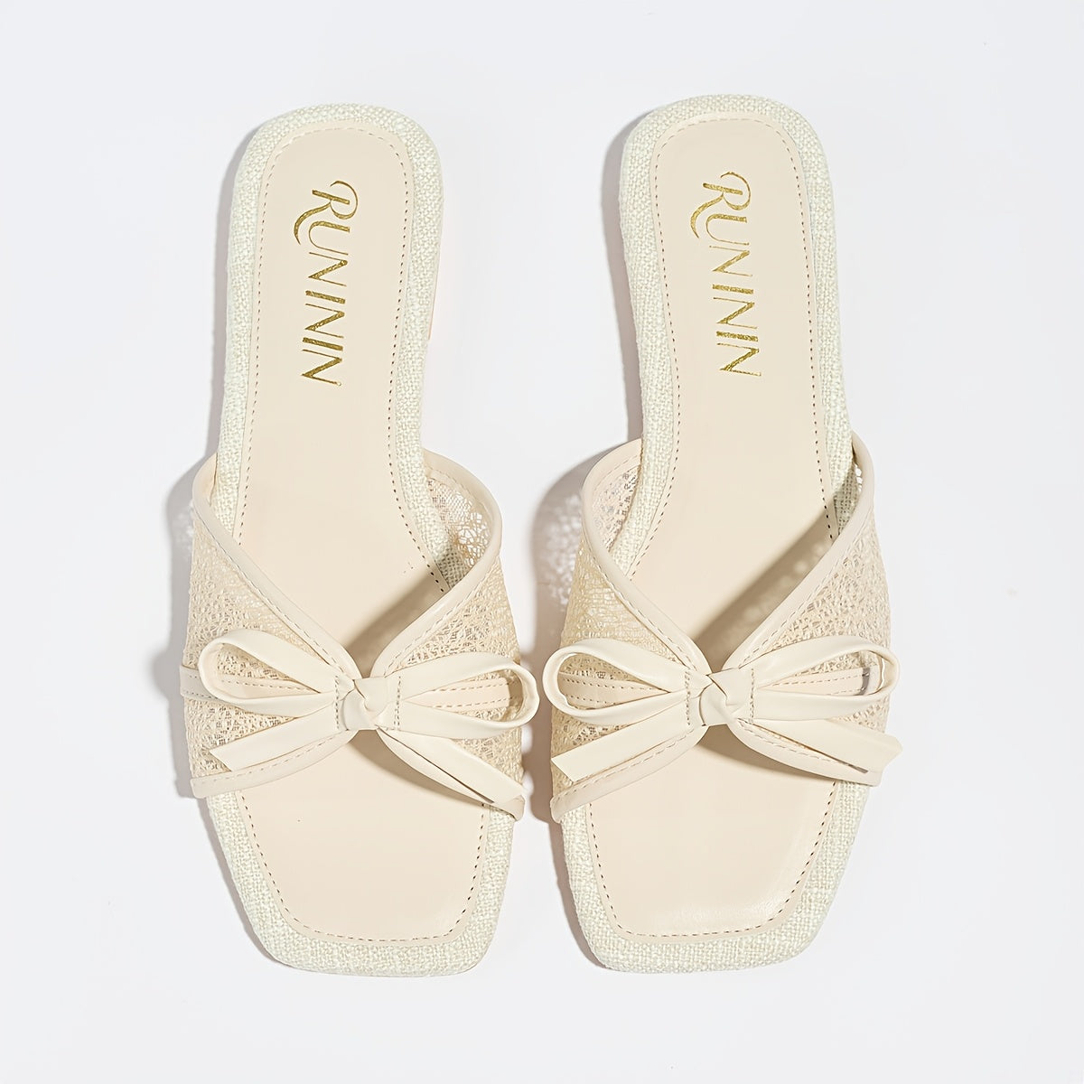 Mesh Bow Sandals by Maisonvirelle