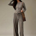 Striped Button Co-Ord by Maisonvirelle