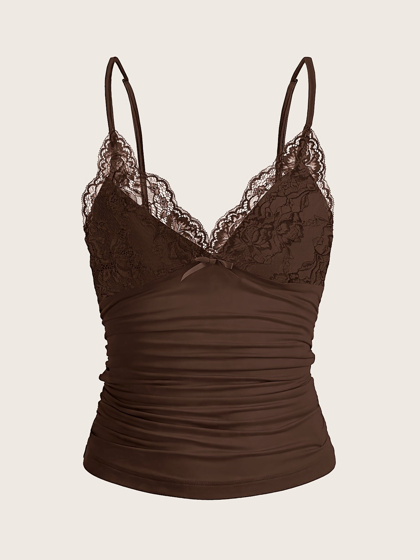Pleated Strapless Lace Top by Maisonvirelle