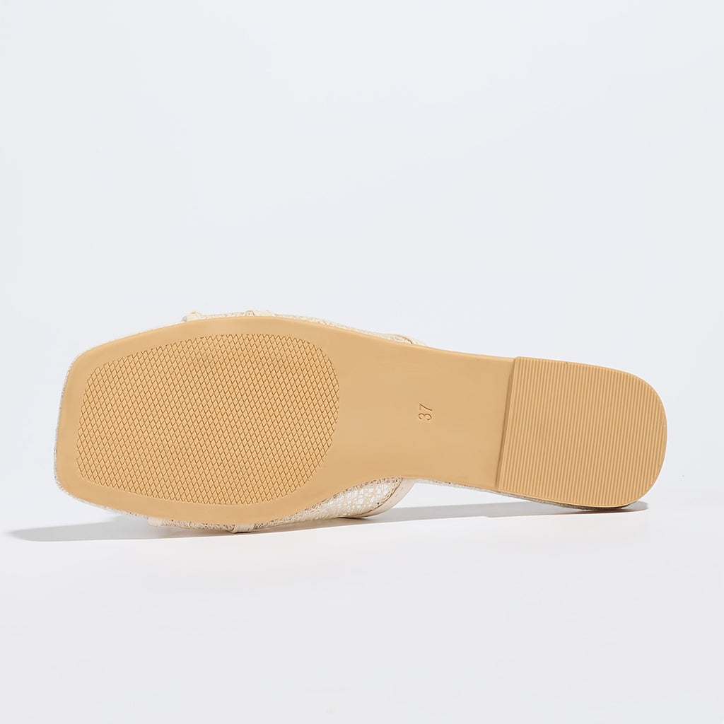 Mesh Bow Sandals by Maisonvirelle