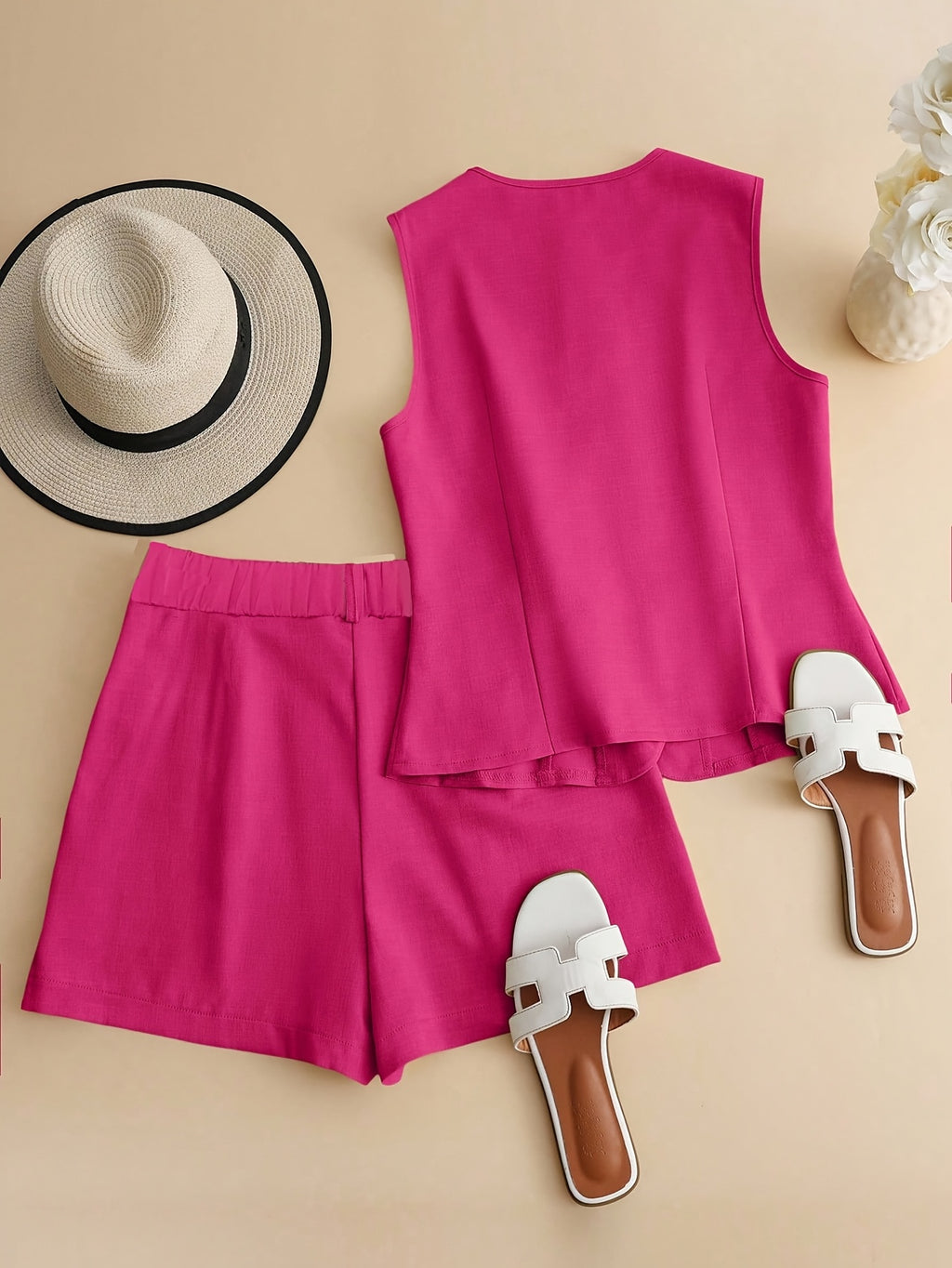 Vest & Shorts Set by Maisonvirelle