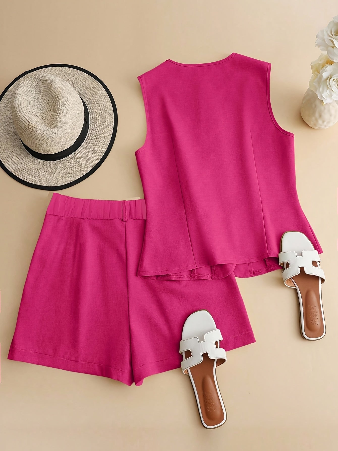 Vest & Shorts Set by Maisonvirelle