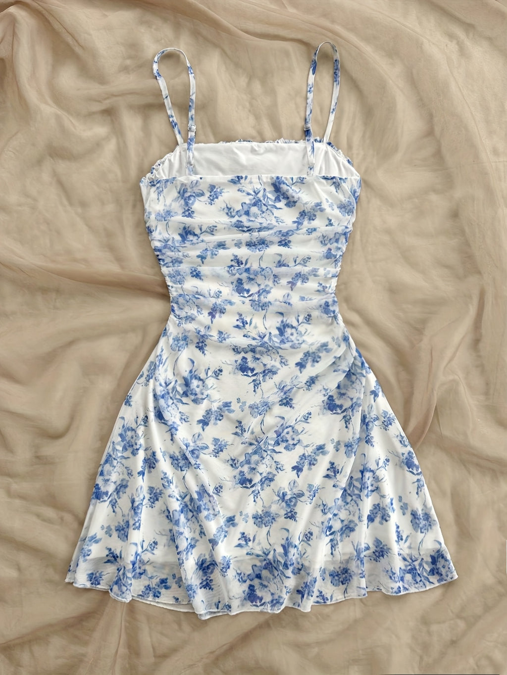 Floral Mesh-Back Dress by Maisonvirelle