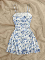 Floral Mesh-Back Dress by Maisonvirelle