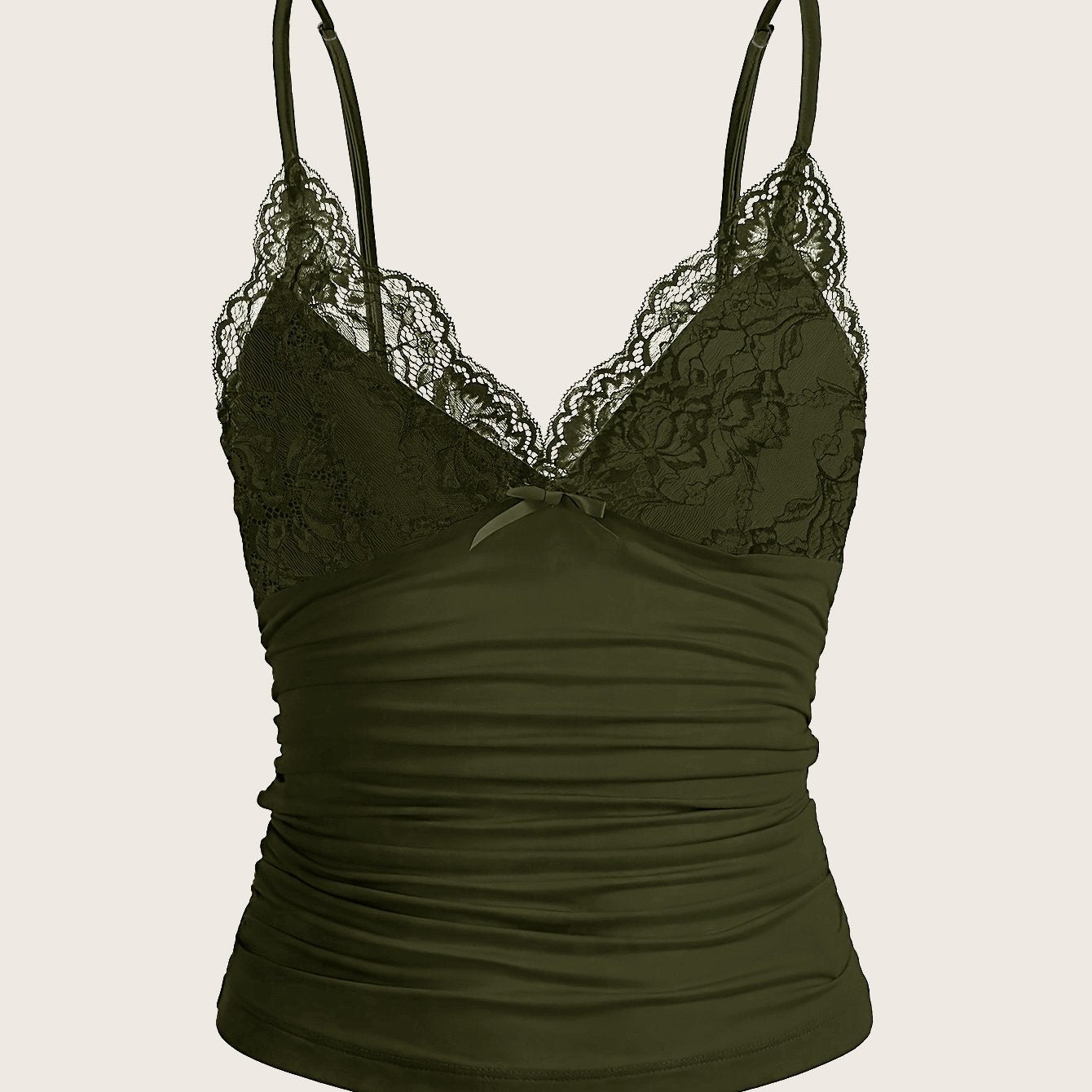 Strapless Ruffle Lace Top by Maisonvirelle