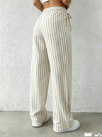 Striped Linen Trousers by Maisonvirelle