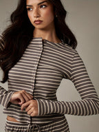 Striped Button Co-Ord by Maisonvirelle
