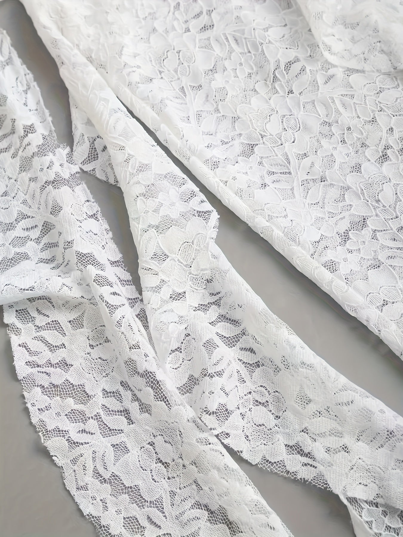 Ruffle Lace Mini Skirt by Maisonvirelle
