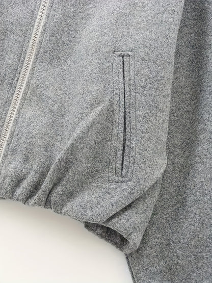 High-Quality Spring/Autumn New Arrival European/American Style Soft Pilot Collar Zipper Cropped Solid Color Jacket Top for Women