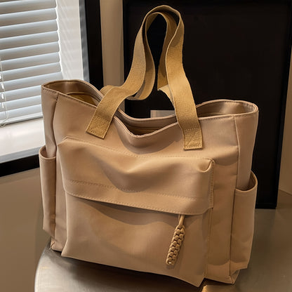 Tote Bag for Women Large Capacity Lightweight Shoulder Bag with Zip for Work Travel