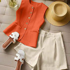 Vest & Shorts Set by Maisonvirelle