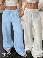 Tie-Waist Trouser Set by Maisonvirelle