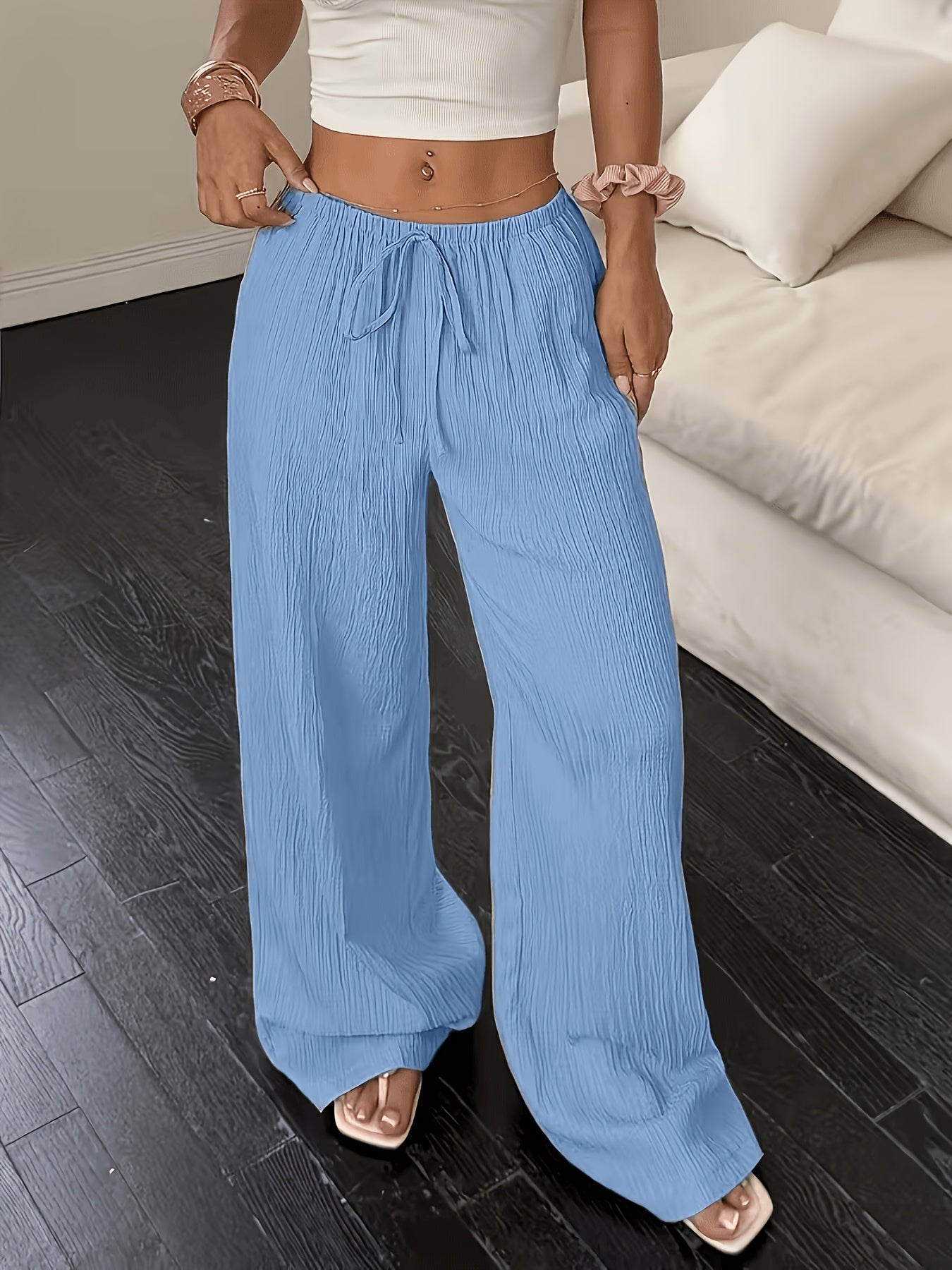 Tie-Waist Trouser Set by Maisonvirelle