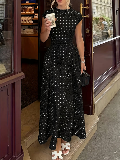 Polka Dot Waist Dress