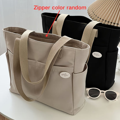 Tote Bag for Women Large Capacity Zipper Crossbody Shoulder Bag for Daily Use