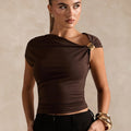 Asymmetric Off-Shoulder Top by Maisonvirelle
