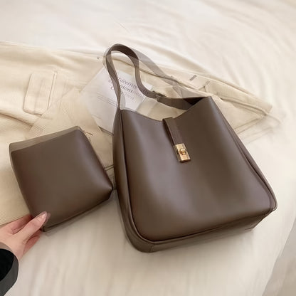 Bucket Bag for Women Large Capacity Shoulder Crossbody Bag for Work Travel Daywear