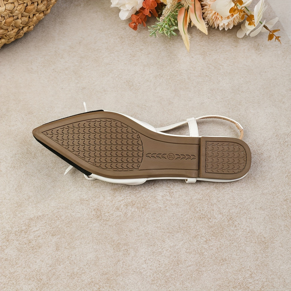 Pointed Slip-On Flats by Maisonvirelle