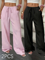 Tie-Waist Trouser Set by Maisonvirelle