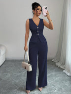 Sleeveless Office Co-Ord by Maisonvirelle