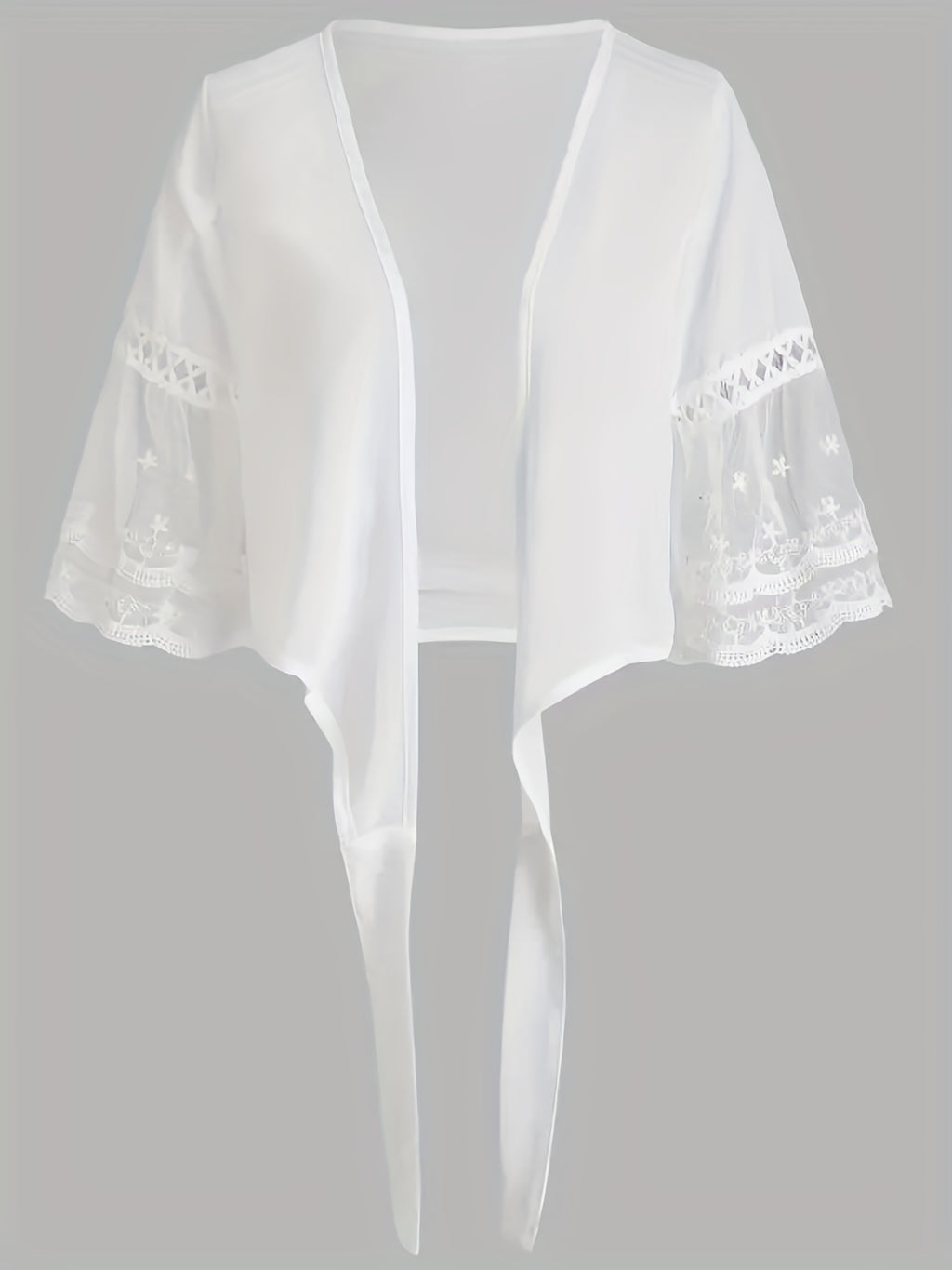 Crochet Tie-Front Shrug by Maisonvirelle