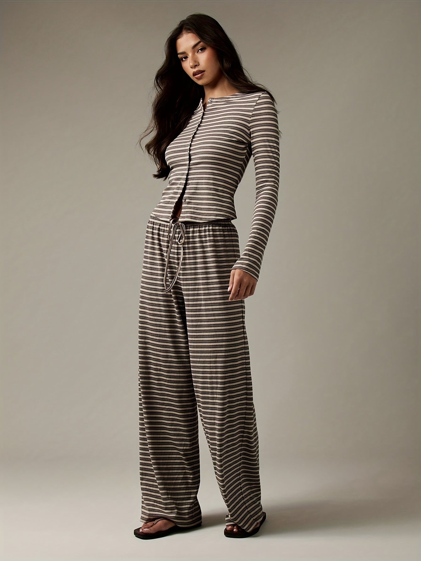 Striped Button Co-Ord by Maisonvirelle