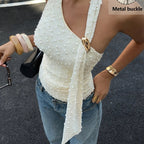 Buckle Halter Top by Maisonvirelle
