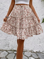 Tiered A-Line Skirt by Maisonvirelle