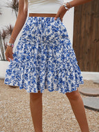 Floral Mini Skirt by Maisonvirelle