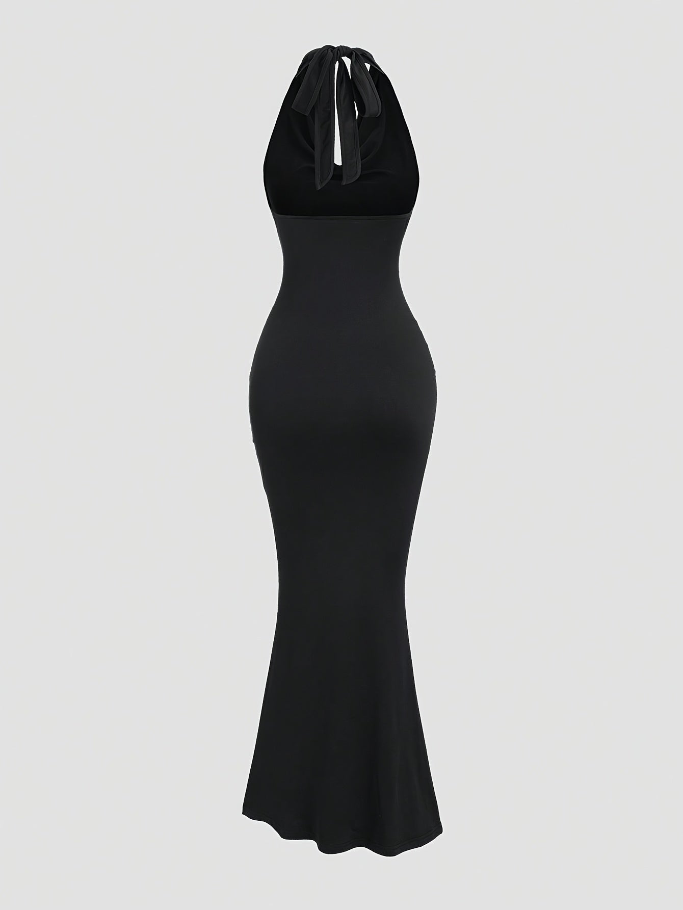 Black Dress for Women Pleated Mermaid Party Dress for Cocktail Dinner Evening Events