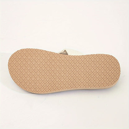 Classic Women'S Wedge Sandals Easy Beige Elastic Band Internet Celebrity Fashion Sandals Middle Eastern Western Style Elegant Women'S Shoes, Women Shoes