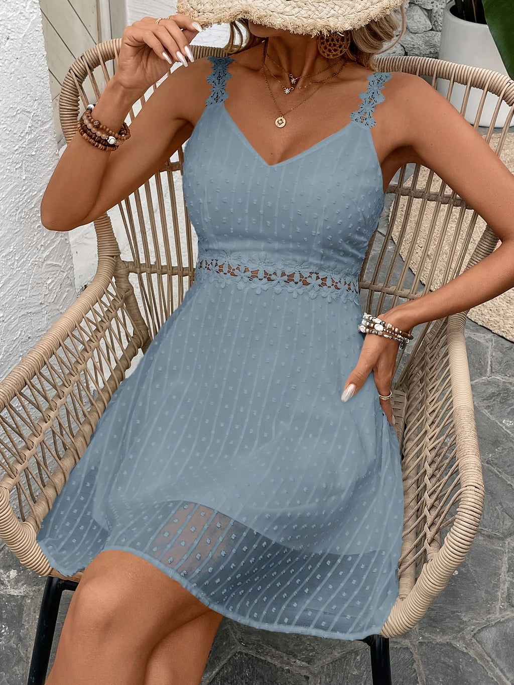Embroidered Jacquard Dress by Maisonvirelle