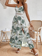 Floral Spaghetti Strap Dress by Maisonvirelle