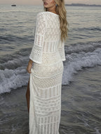 Square Neck Cover-Up Dress by Maisonvirelle