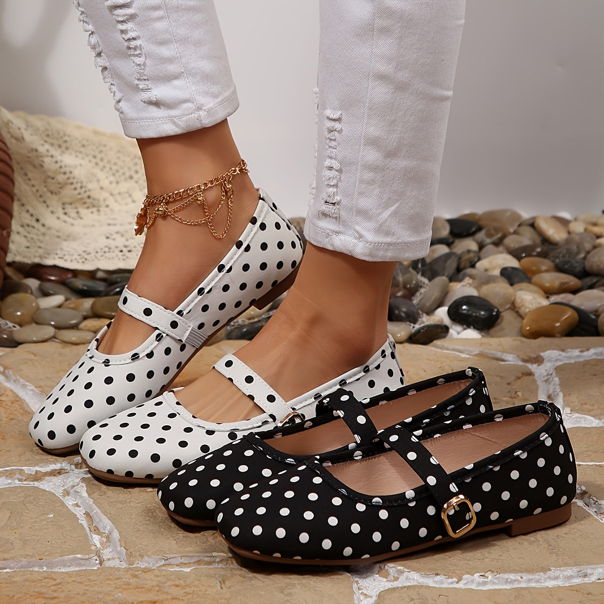 Polka Dot Mary Janes by Maisonvirelle