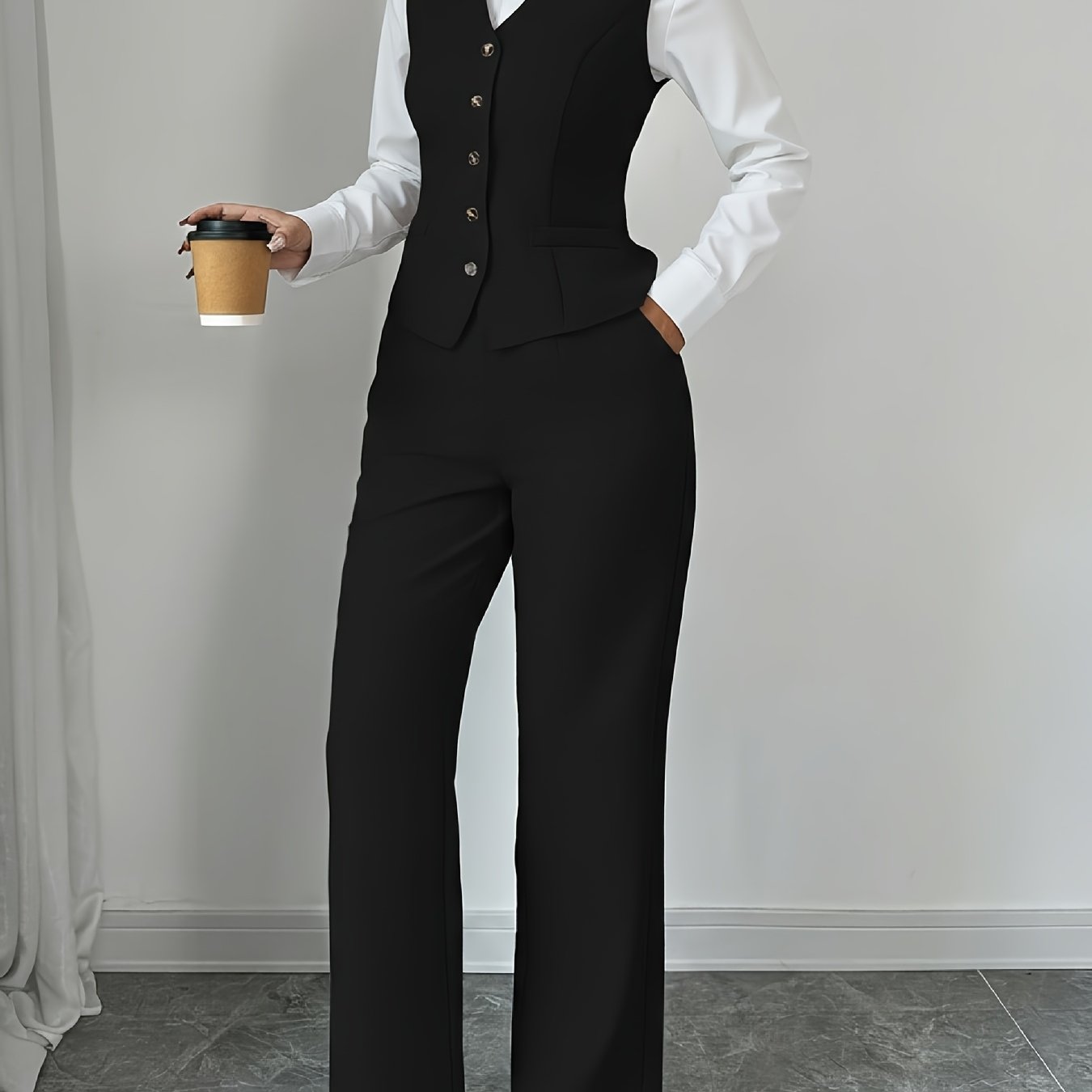 Tailored Wide-Leg Set by Maisonvirelle