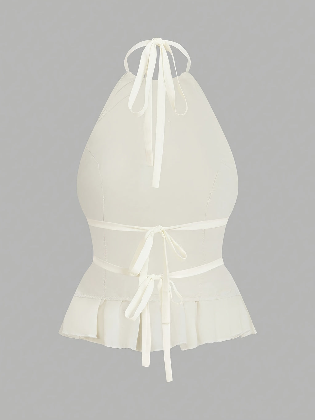 Pleated Halter Top by Maisonvirelle