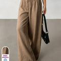 Linen Drawstring Trousers by Maisonvirelle