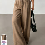 Linen Drawstring Trousers by Maisonvirelle