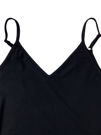 Black Maxi Dress for Women Spaghetti Strap Backless Slim Fit Dress for Party Evening