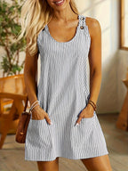 Striped A-Line Dress by Maisonvirelle