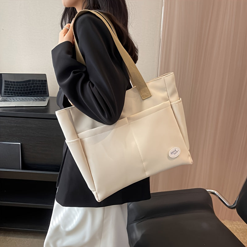 Tote Bag for Women Large Capacity Zipper Crossbody Shoulder Bag for Daily Use