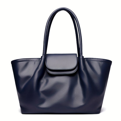 Tote Bag for Women PU Shoulder Handbag Large Capacity for Work Evening Shopping