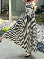 Striped Holiday Dress by Maisonvirelle
